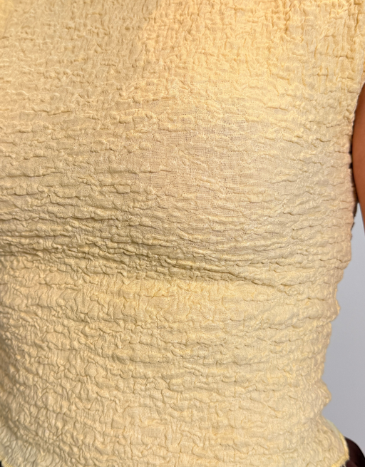 shirt mit struktur | butteryellow