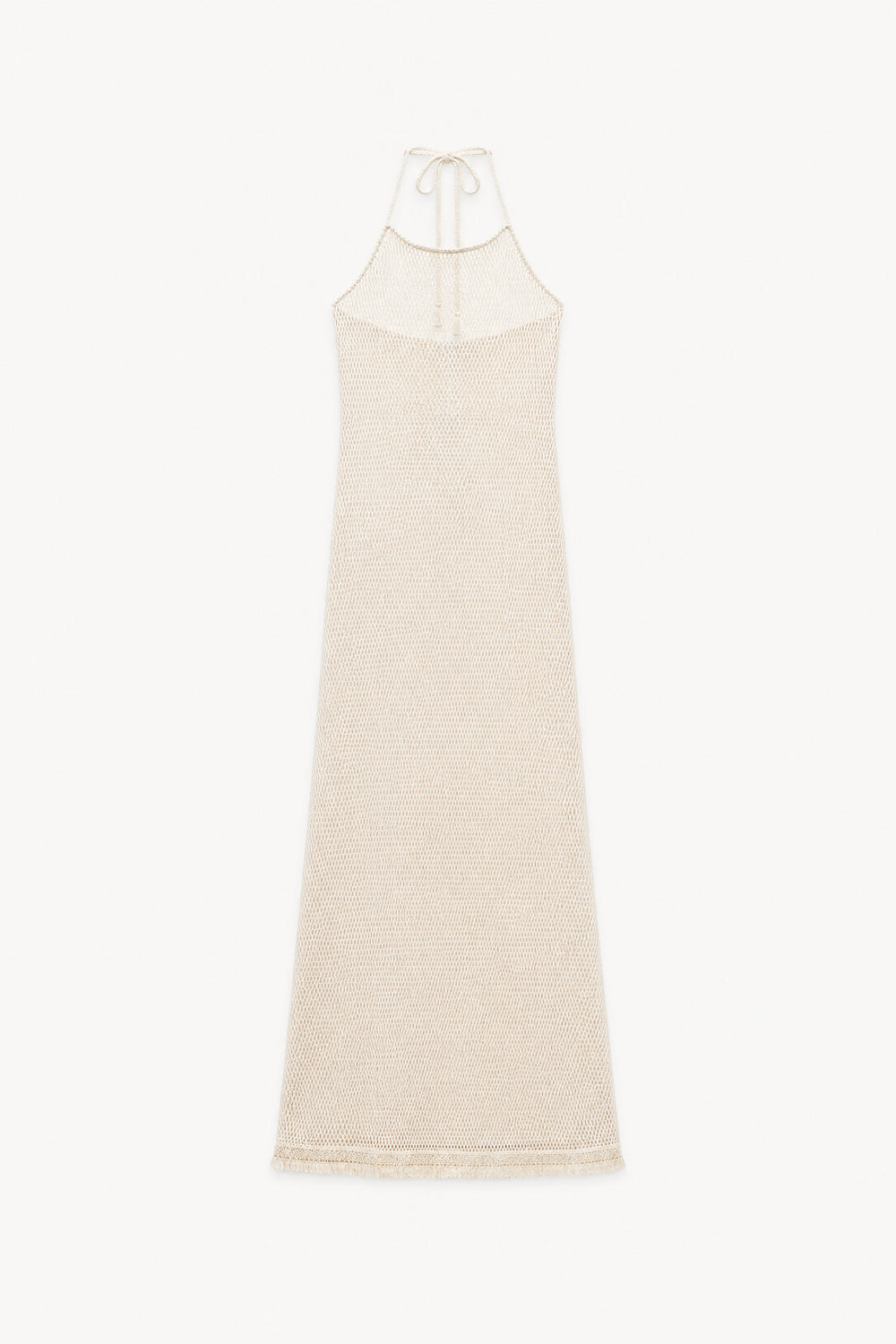 strandkleid riviera mesh | naturweiss