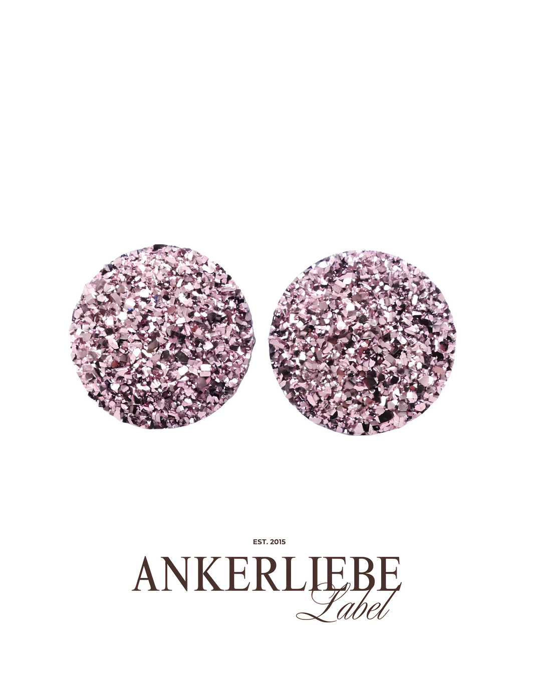 stecker druzy rosé glitzer