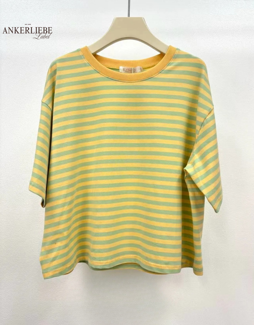 gestreiftes shirt  | gelb/grün