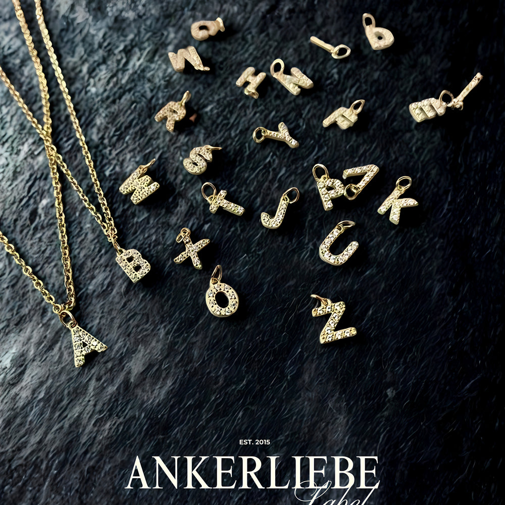 glitter buchstaben mini | charm