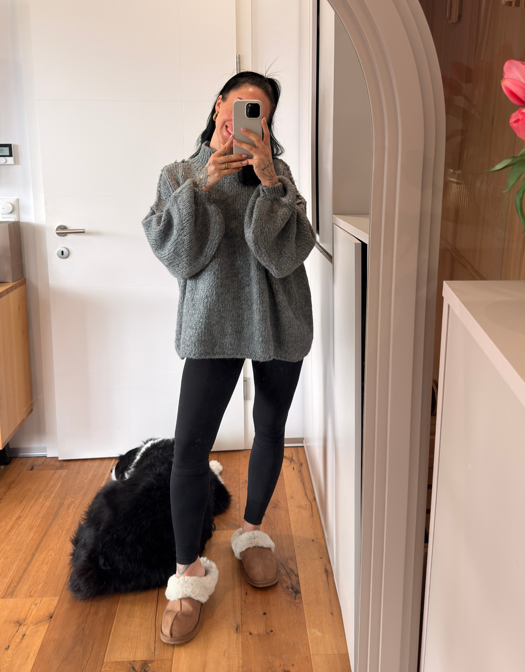 image Oversize Statement Pullover | dunkelgrau