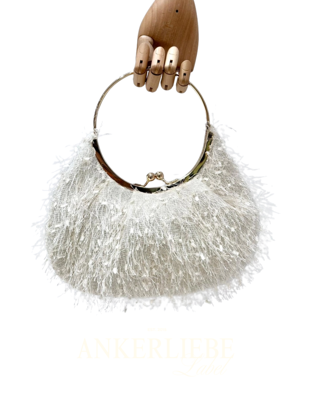 halbmond tasche | creme