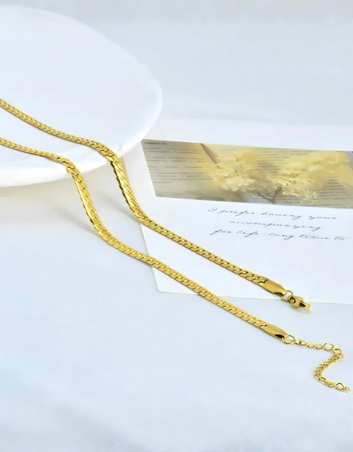 mila curb gold | halskette