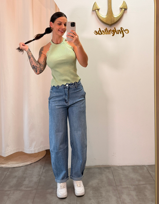 crochet top | salbei