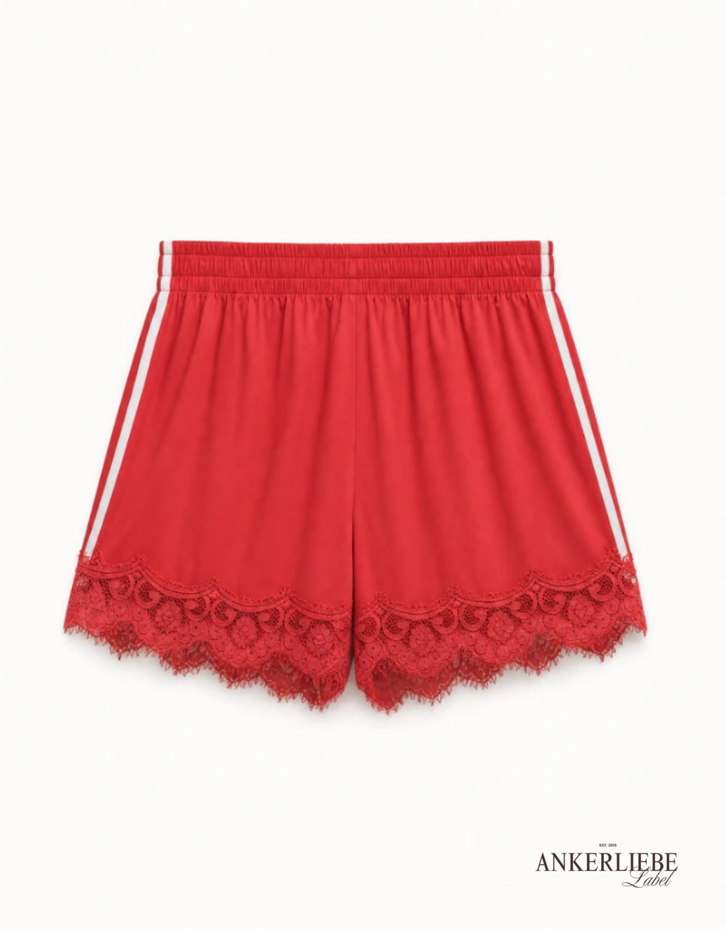 spitzen trackpants | rot