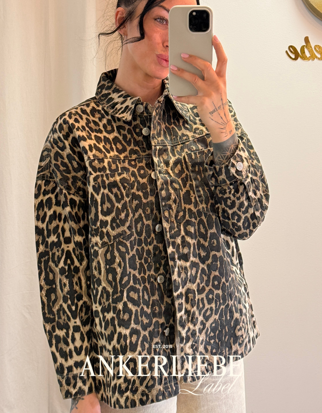 oversized jeanshemd | leo