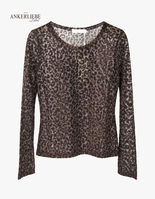 leo mesh longsleeve | schoko
