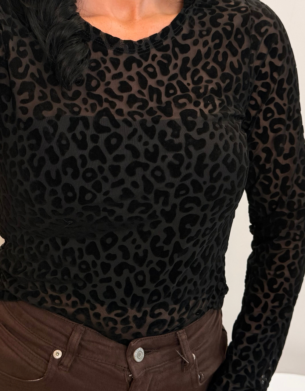 basic top trägerlos | cropped | schwarz