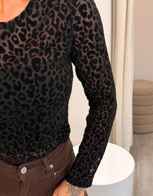 leo mesh longsleeve | schwarz