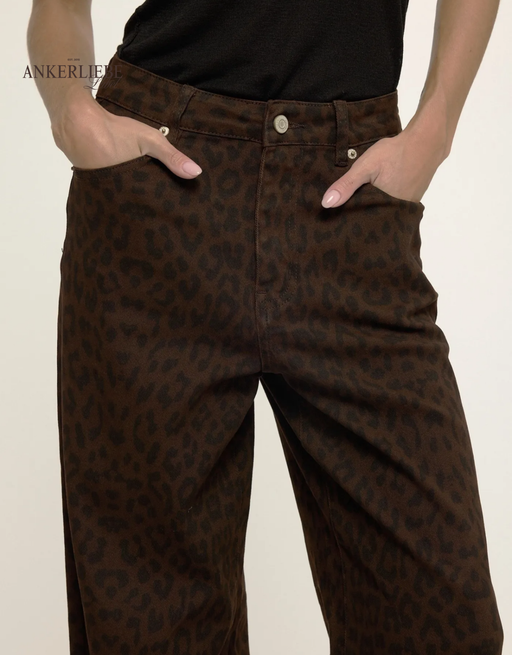wide leg leo chocolate | soft denim