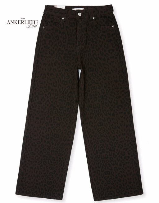 wide leg leo chocolate | soft denim