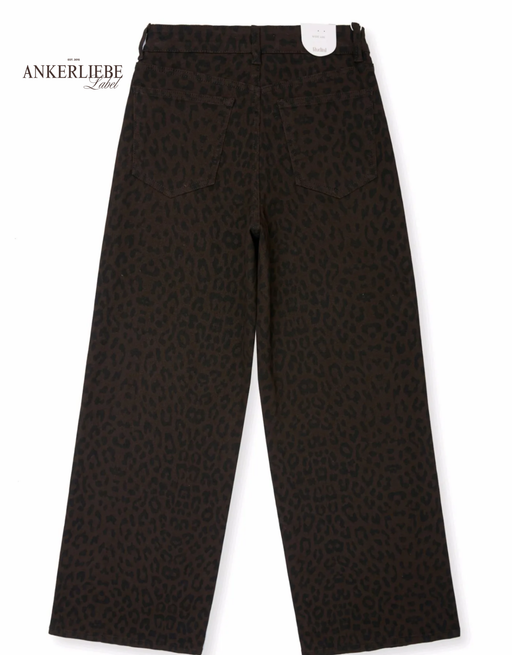 wide leg leo chocolate | soft denim