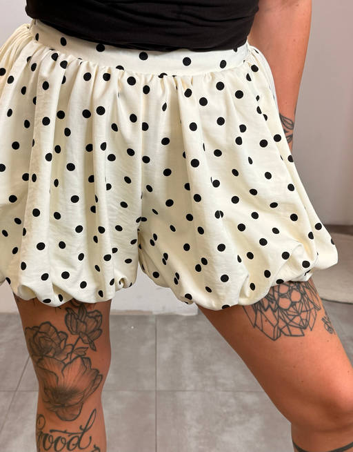 ballon skort | polka dot