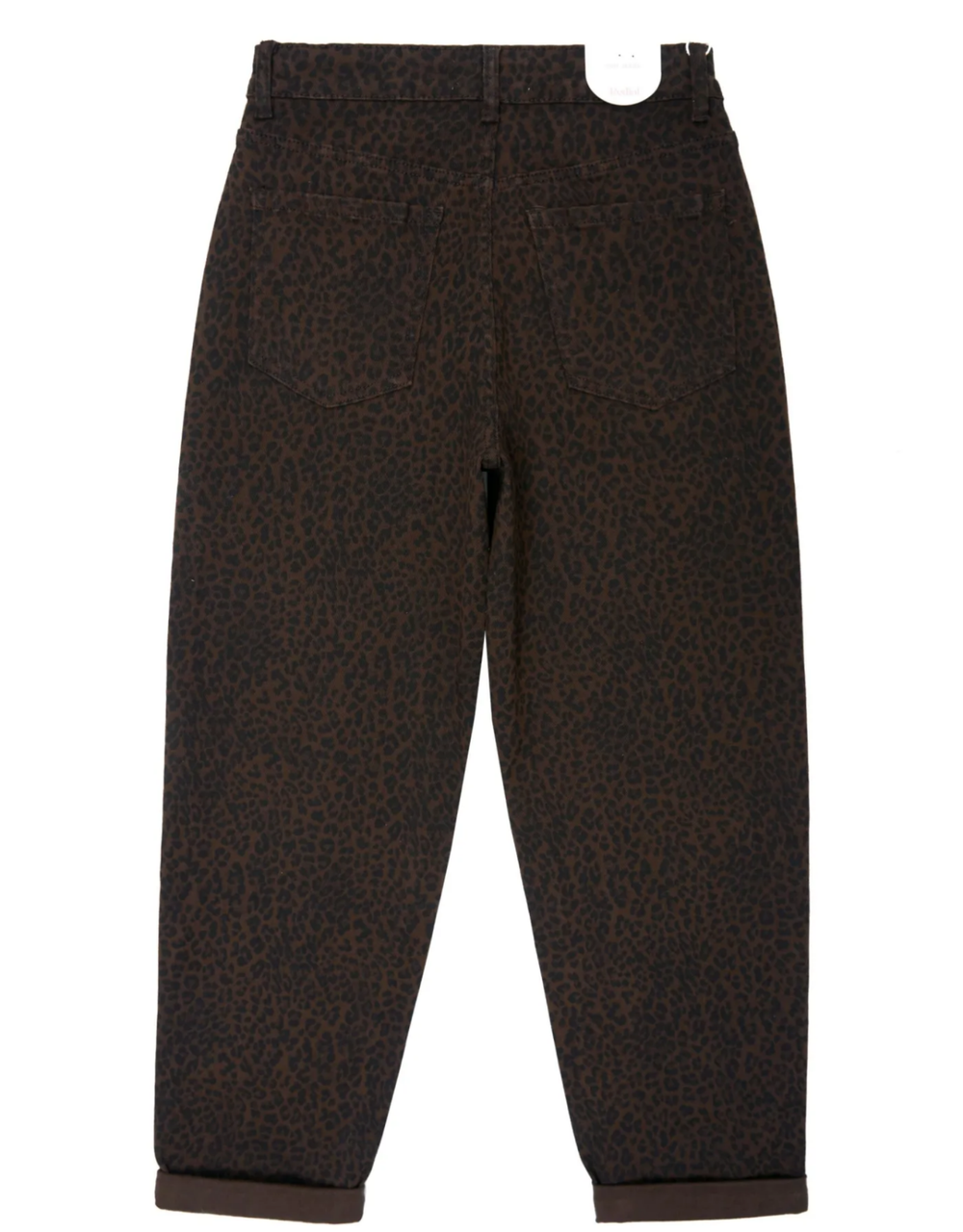 mom jean leo choco | soft denim