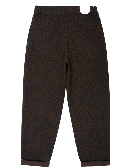 mom jean leo choco | soft denim