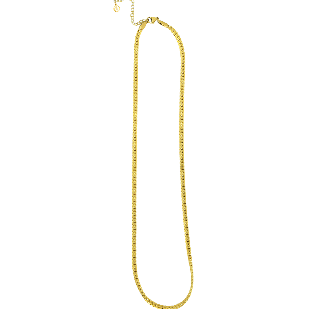 mila curb gold | halskette