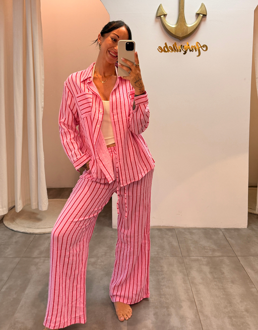 musselin hose | rouge