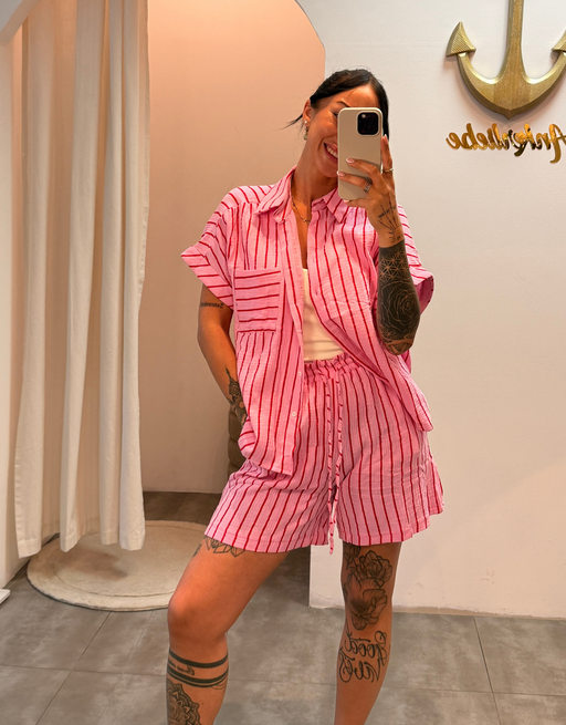 musselin short | rouge