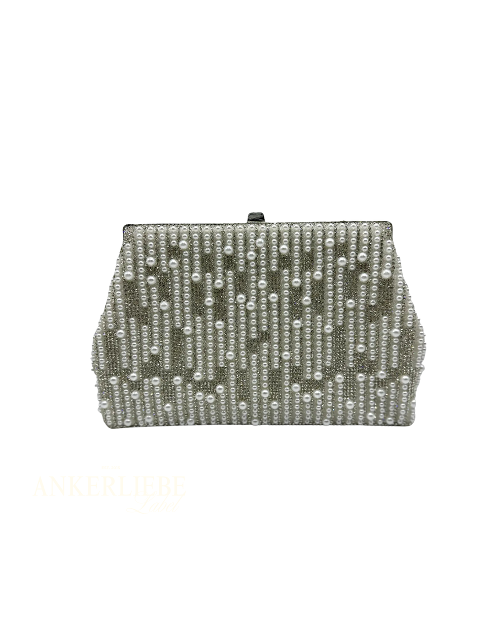 perlen clutch | gold