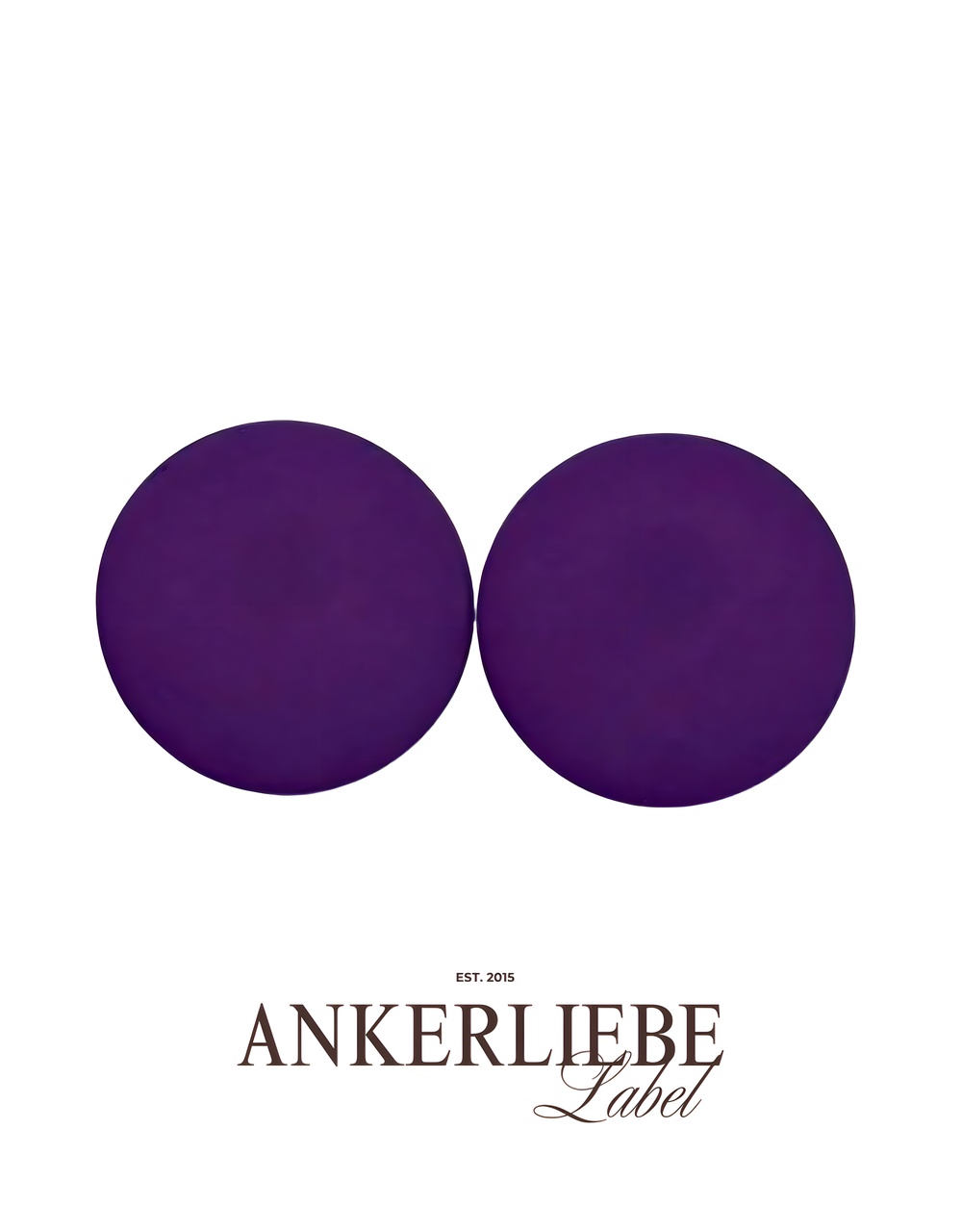 ohrstecker purple crocus superflat