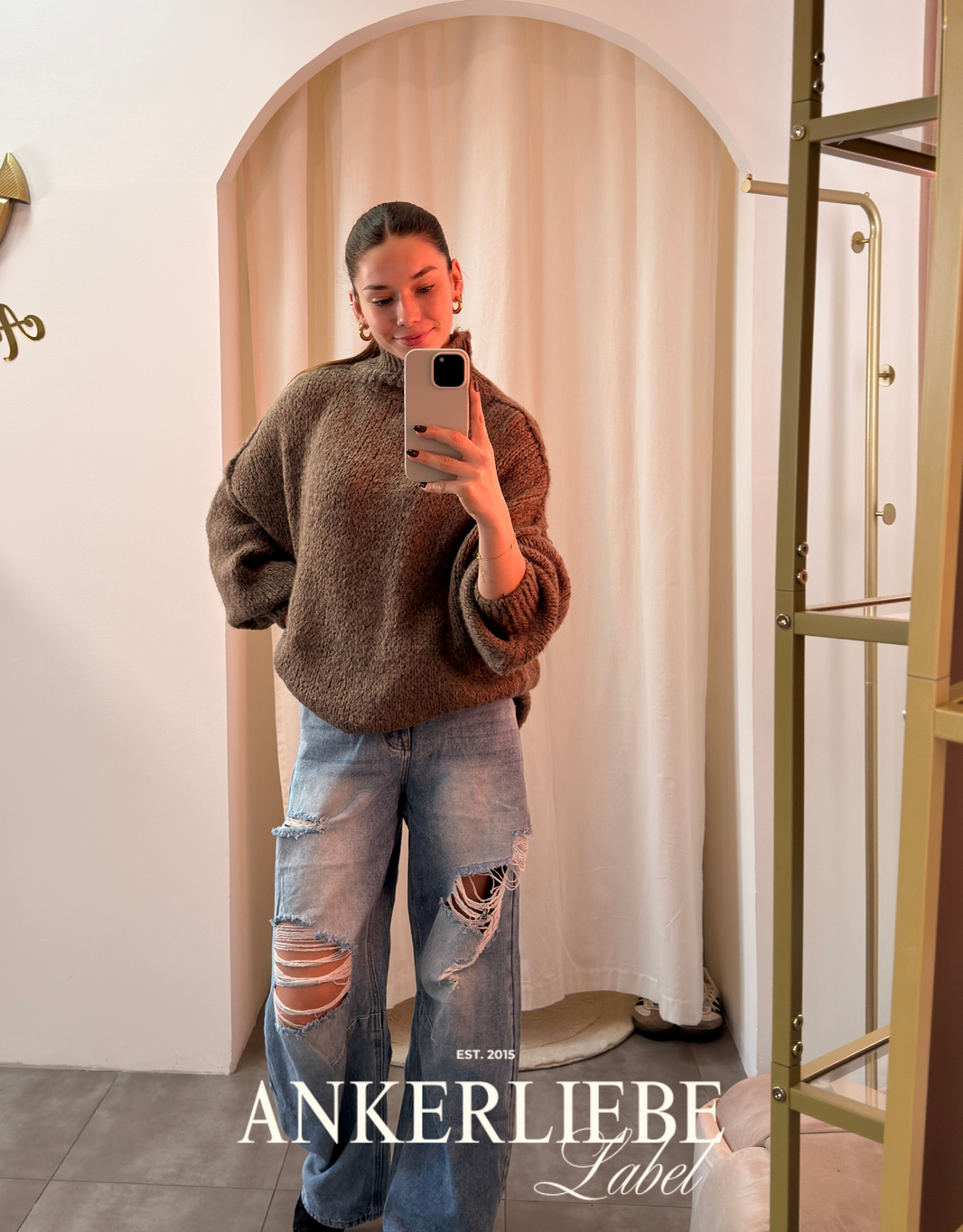 image Oversize Statement Pullover | hellbraun