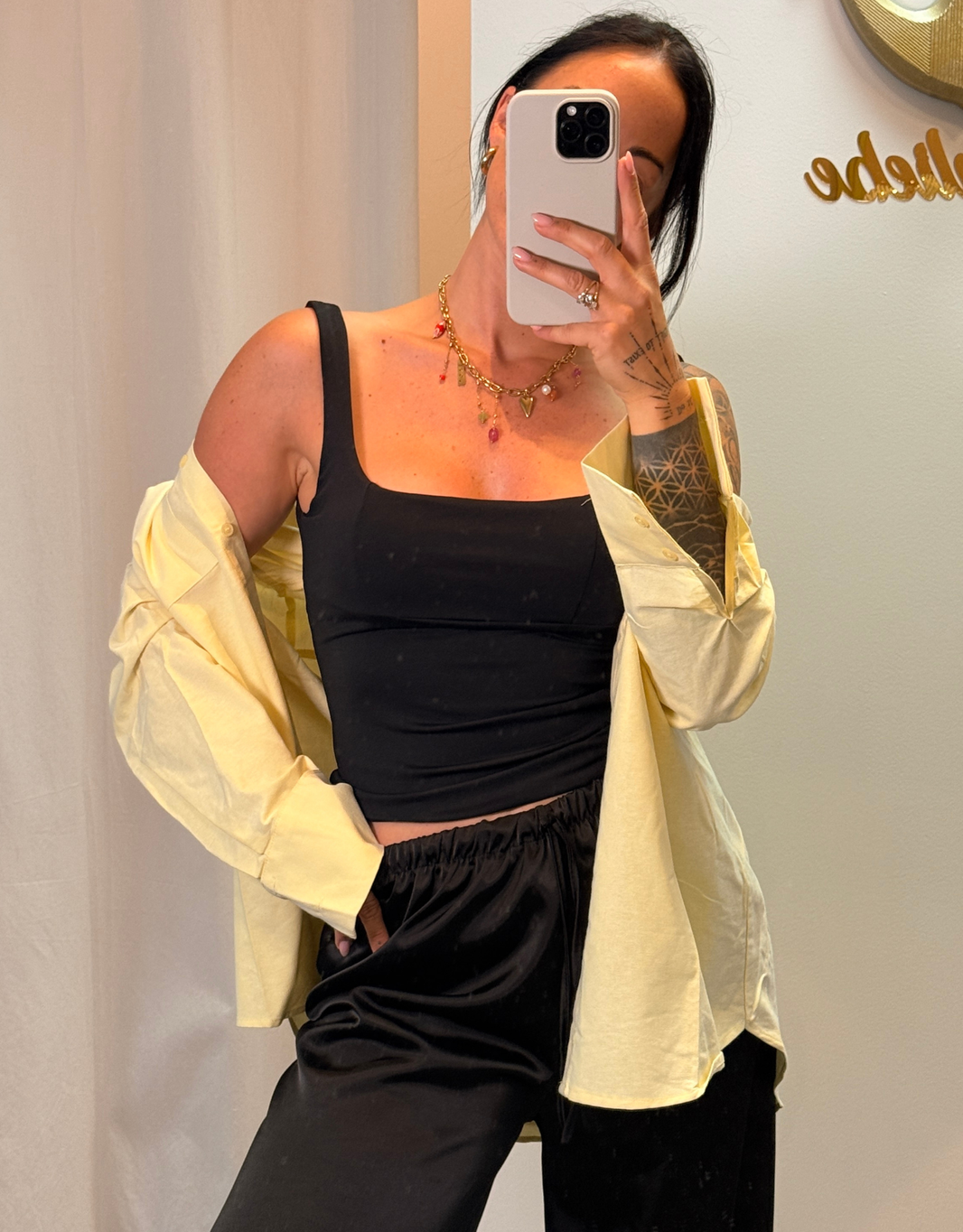 image oversized hemdbluse | butteryellow