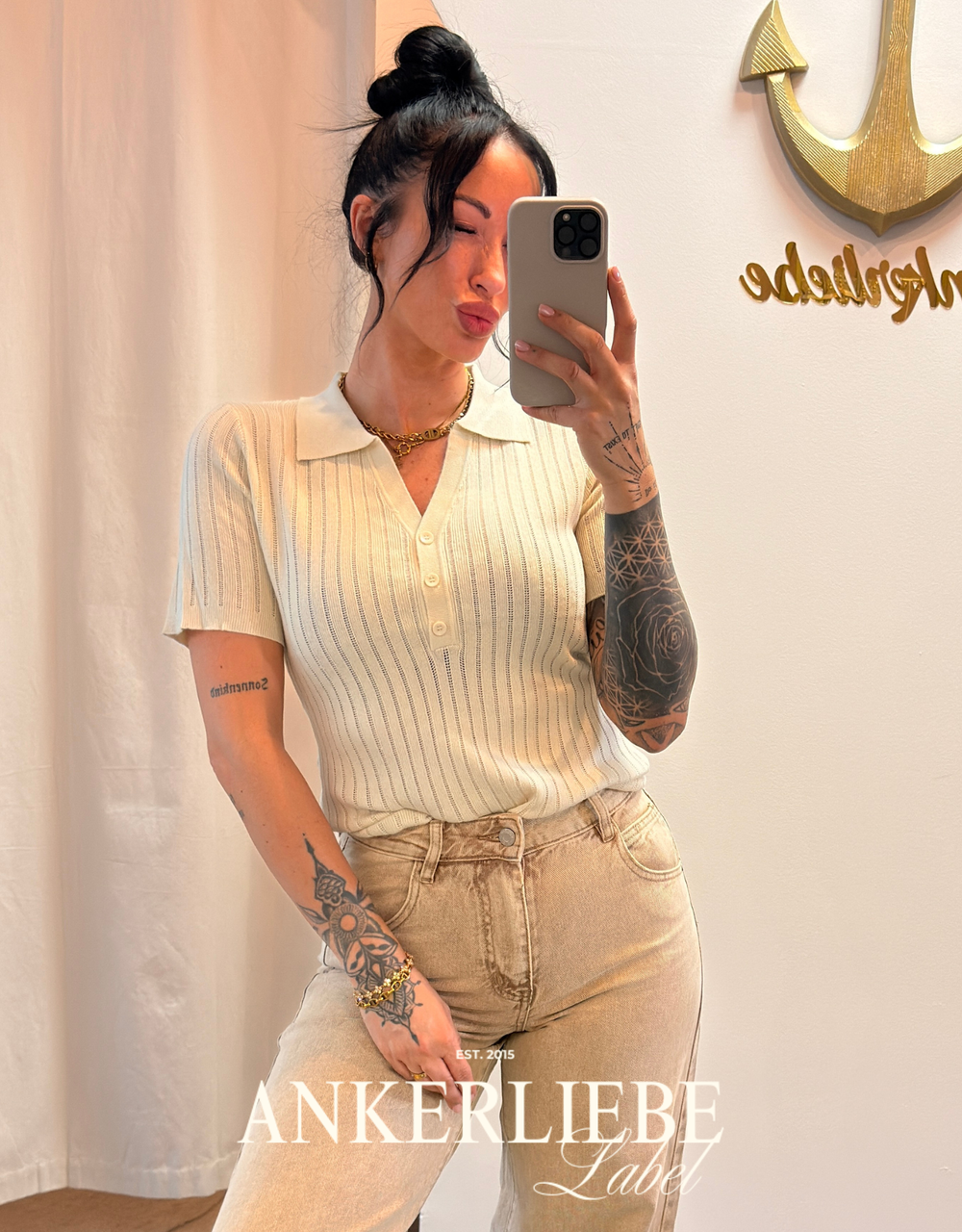 Poloshirt | creme