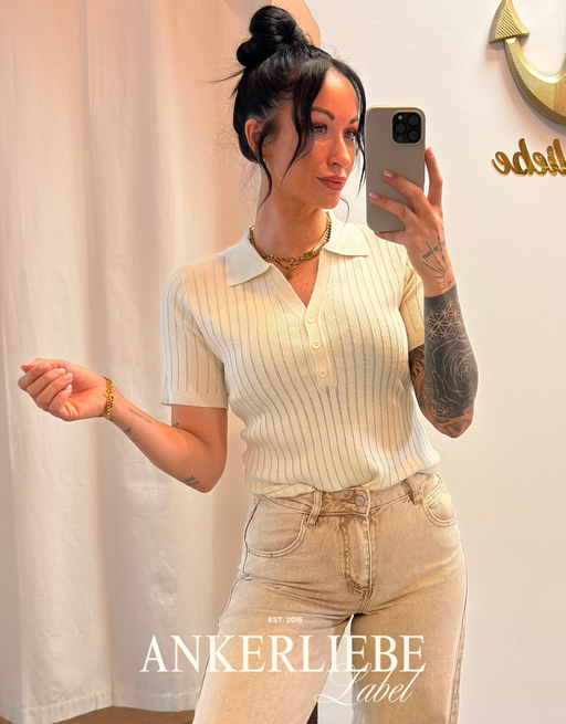 Poloshirt | creme