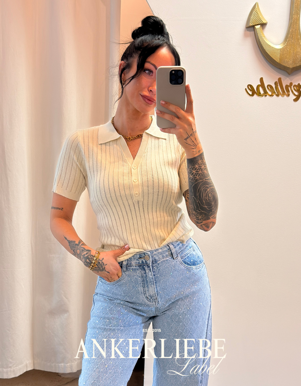 Poloshirt | creme
