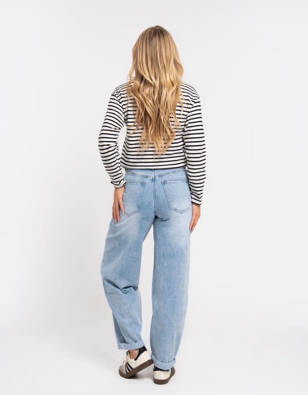image soft denim ballon jean | perfect blue