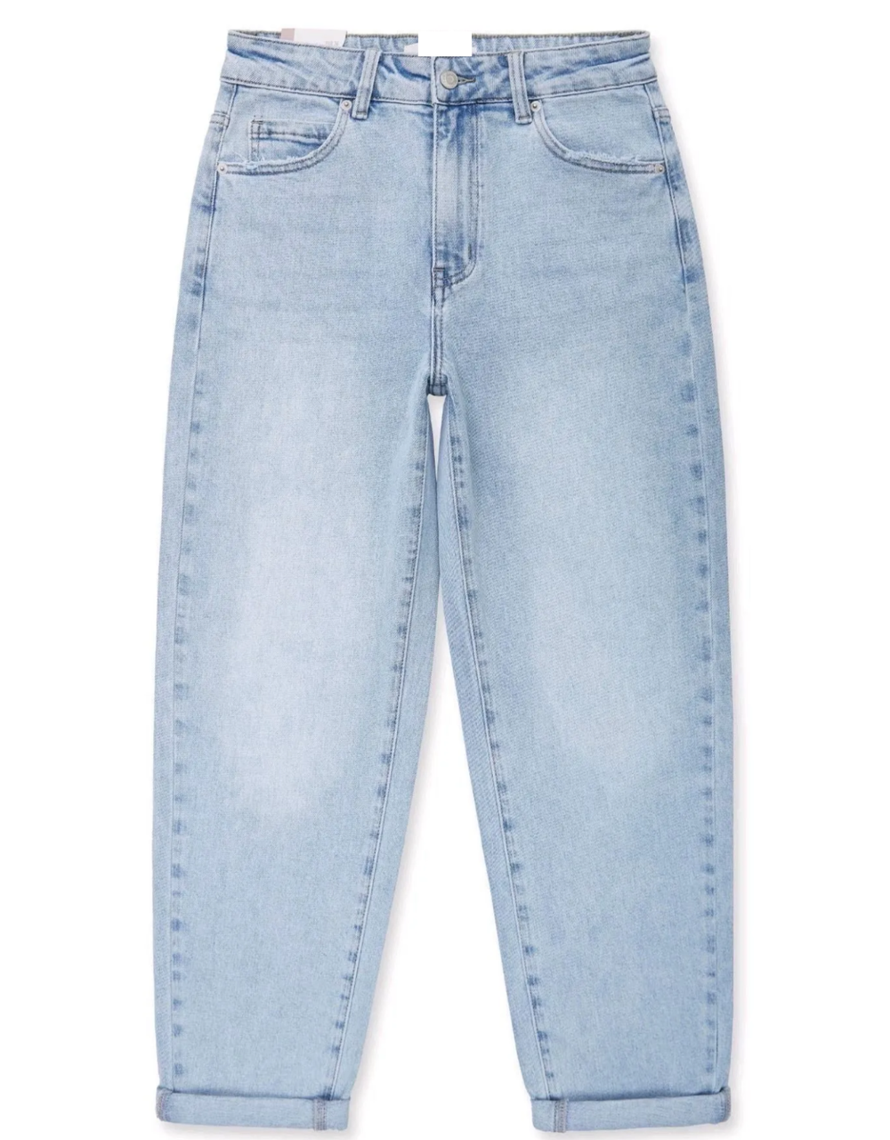 mom jean | perfect blue