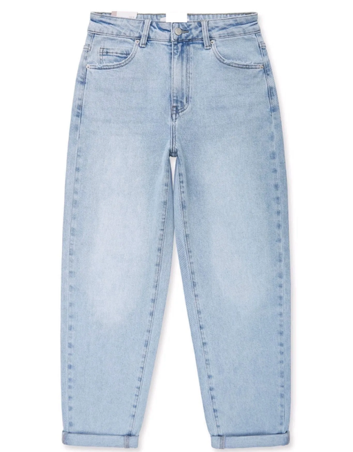 mom jean | perfect blue