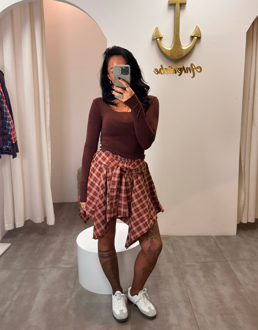 not your basic skort | karo hosenrock rot