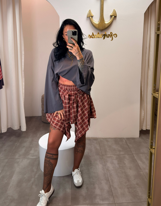 not your basic skort | karo hosenrock rot