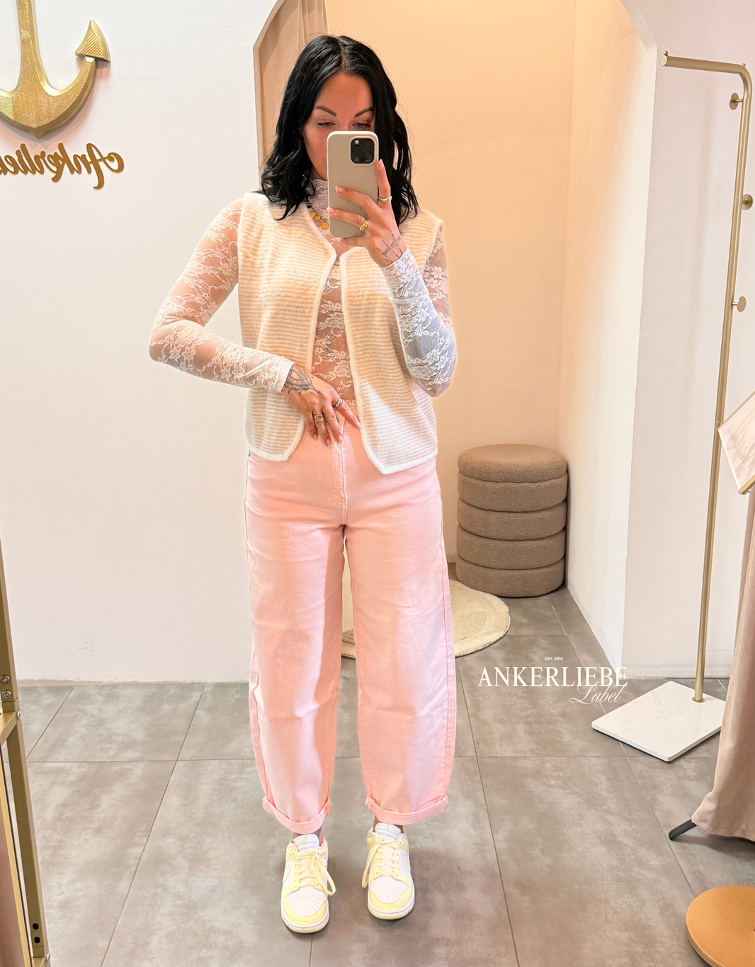 image soft denim ballon jean | rosa