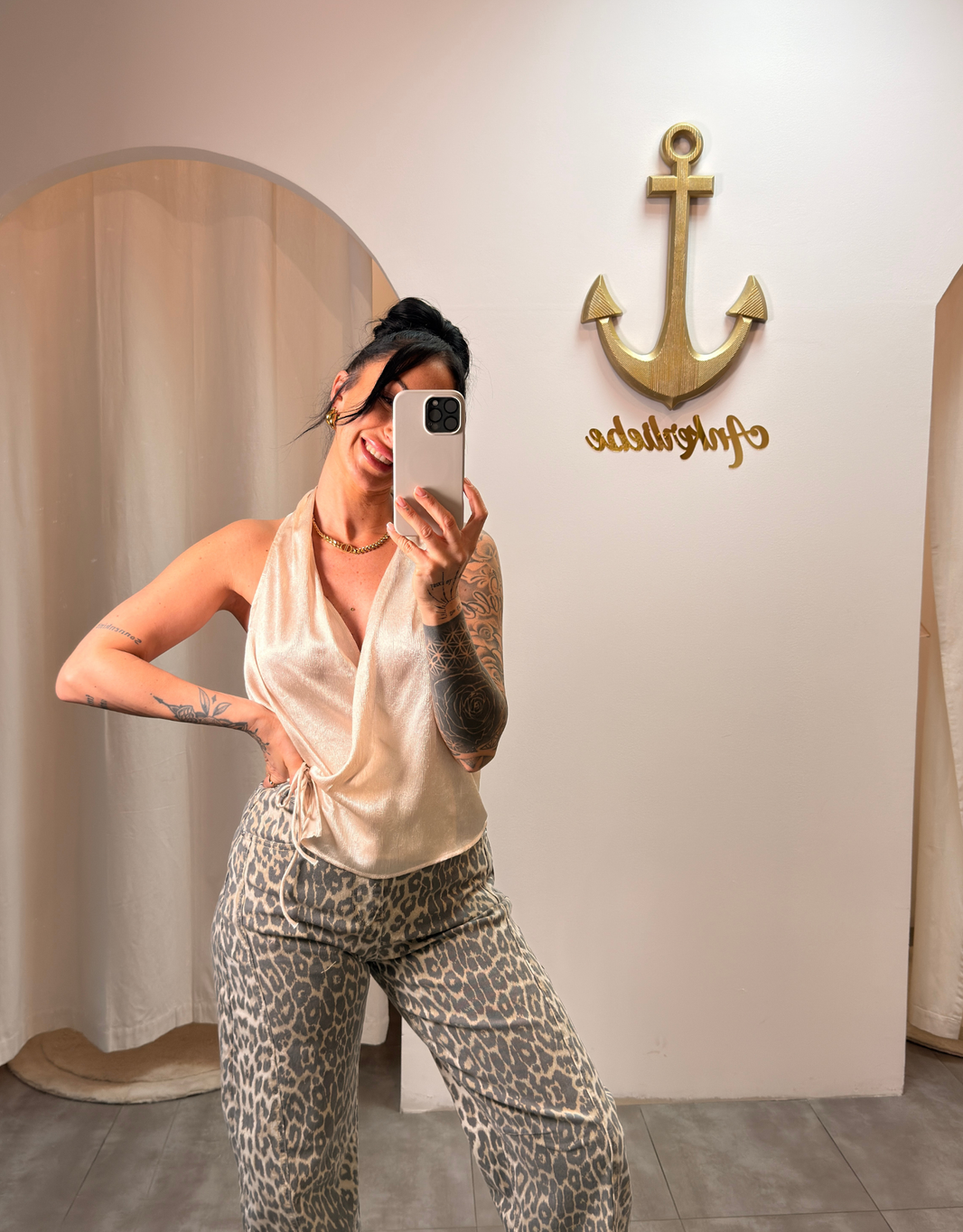 image satintop wickel | creme