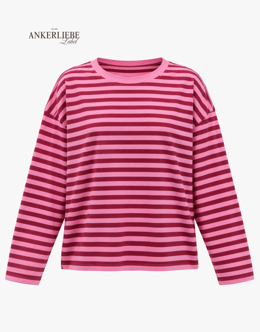 gestreiftes oversized longsleeve | candy