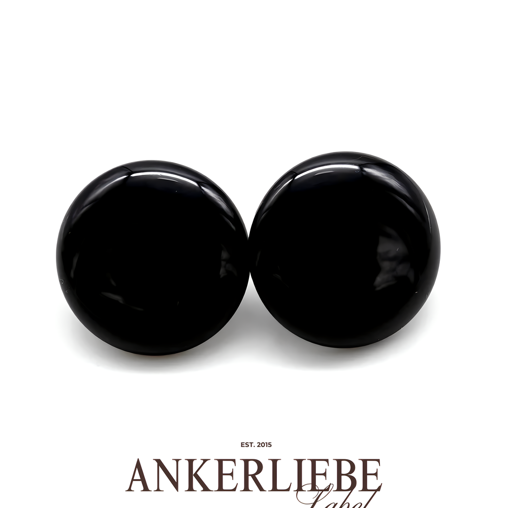 stecker/clips schwarz glanz kuppelig