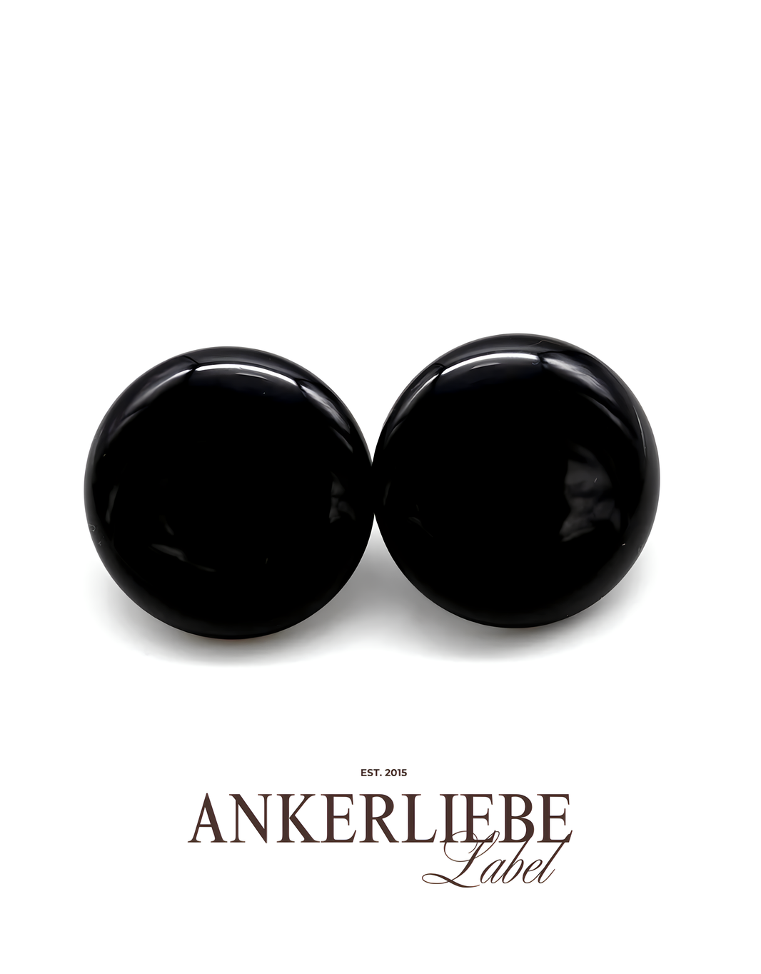 stecker/clips schwarz glanz kuppelig