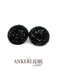 clips schwarz glitzer