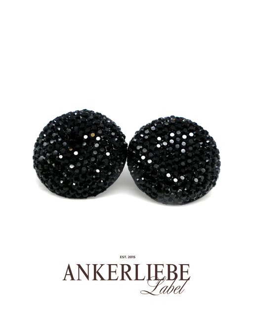 clips schwarz glitzer