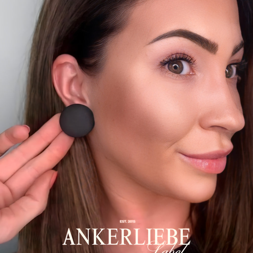 stecker/clips schwarz matt kuppelig