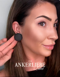 stecker/clips schwarz matt kuppelig