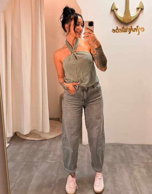 neckholder top | oliv