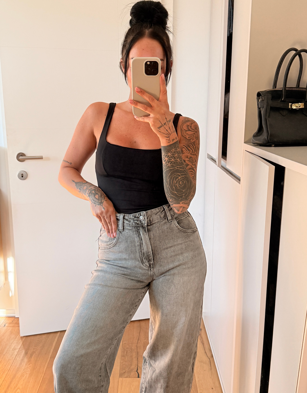 image fine backless top | schwarz