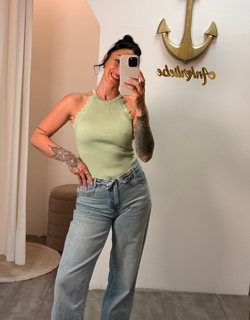 crochet top | salbei