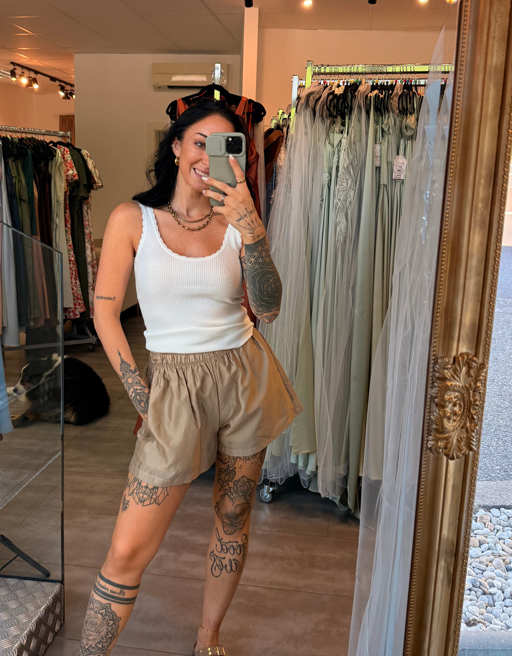 seidenweiche lycell-shorts mit elastischem bund | mehrere farben