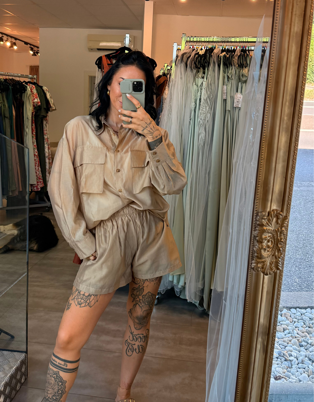 image fließende lyocell-hemdbluse | mehrere farben