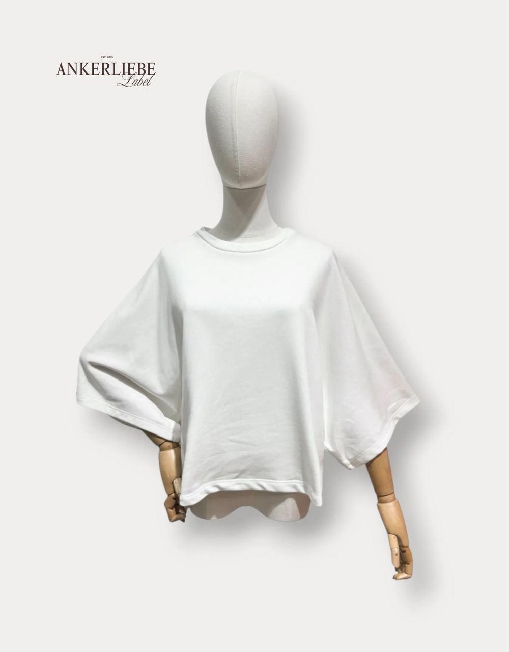 superlight perfect crop shirt | oversized | weiß